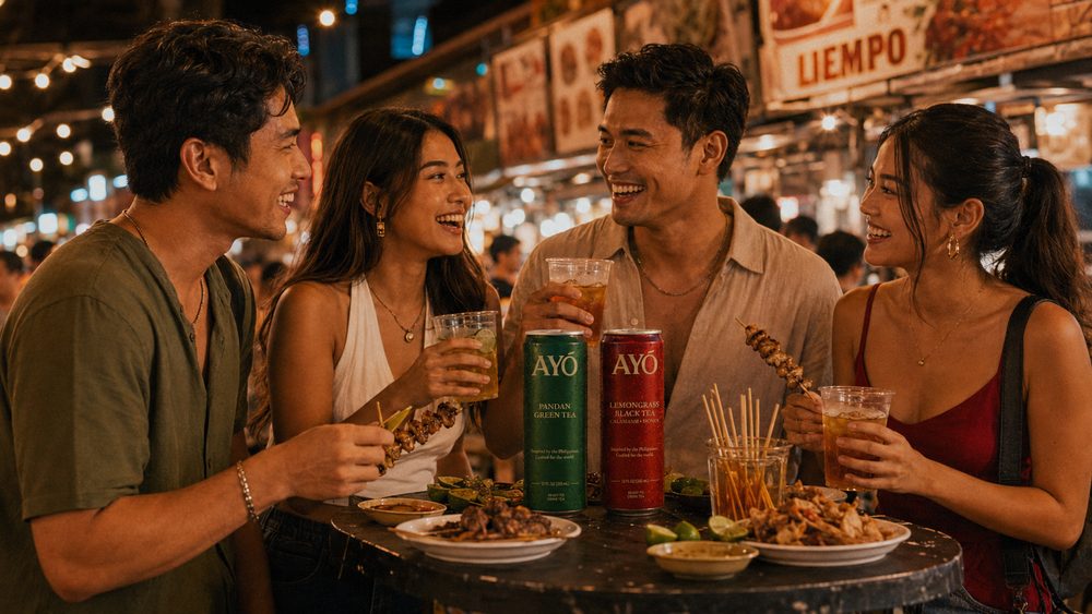 AYÓ at a night market